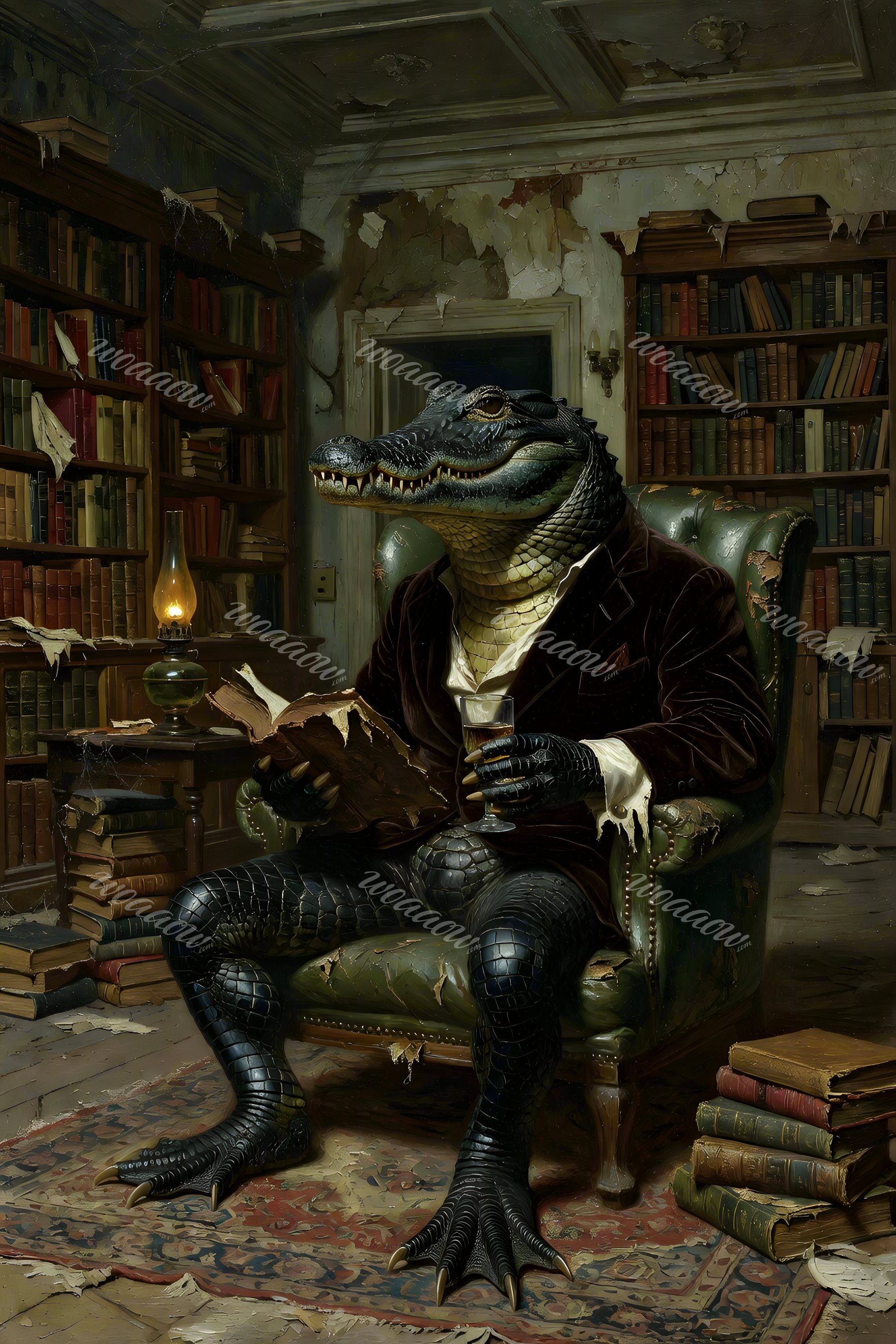 The Black Caiman — Library