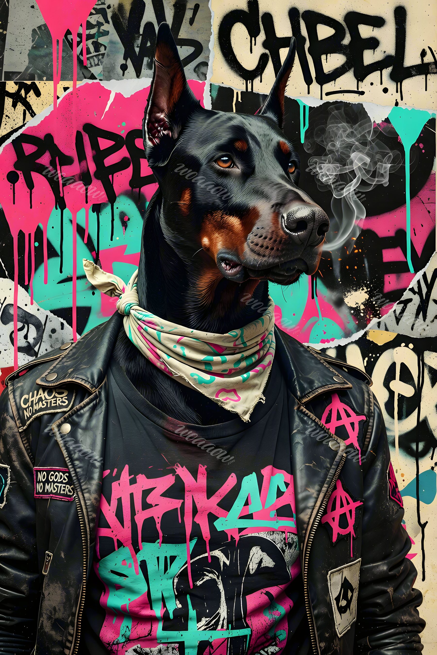 Punk Doberman