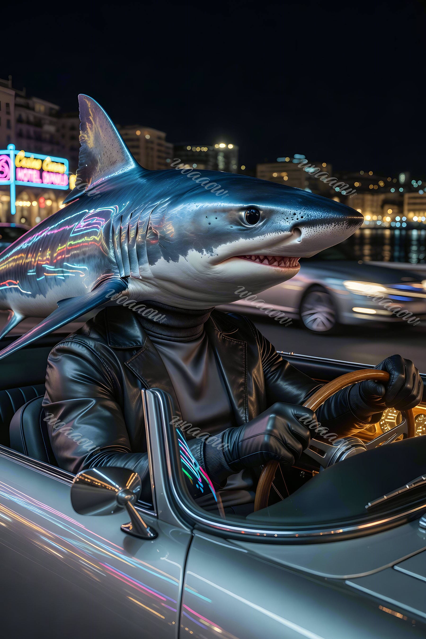 Shark at the Wheel — Monaco