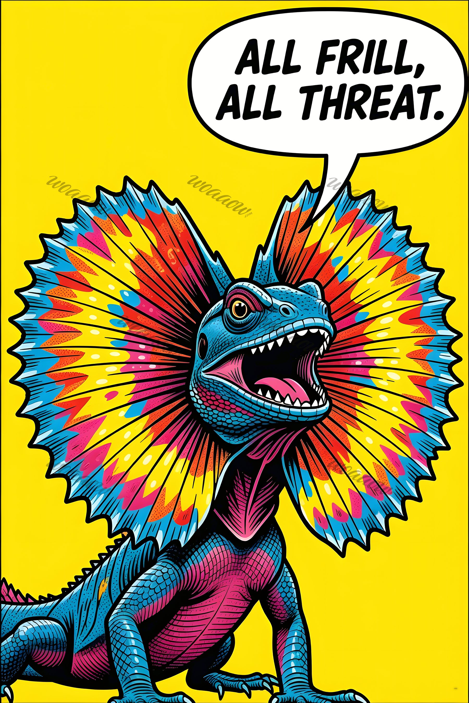 Frilled Lizard — Pop Art