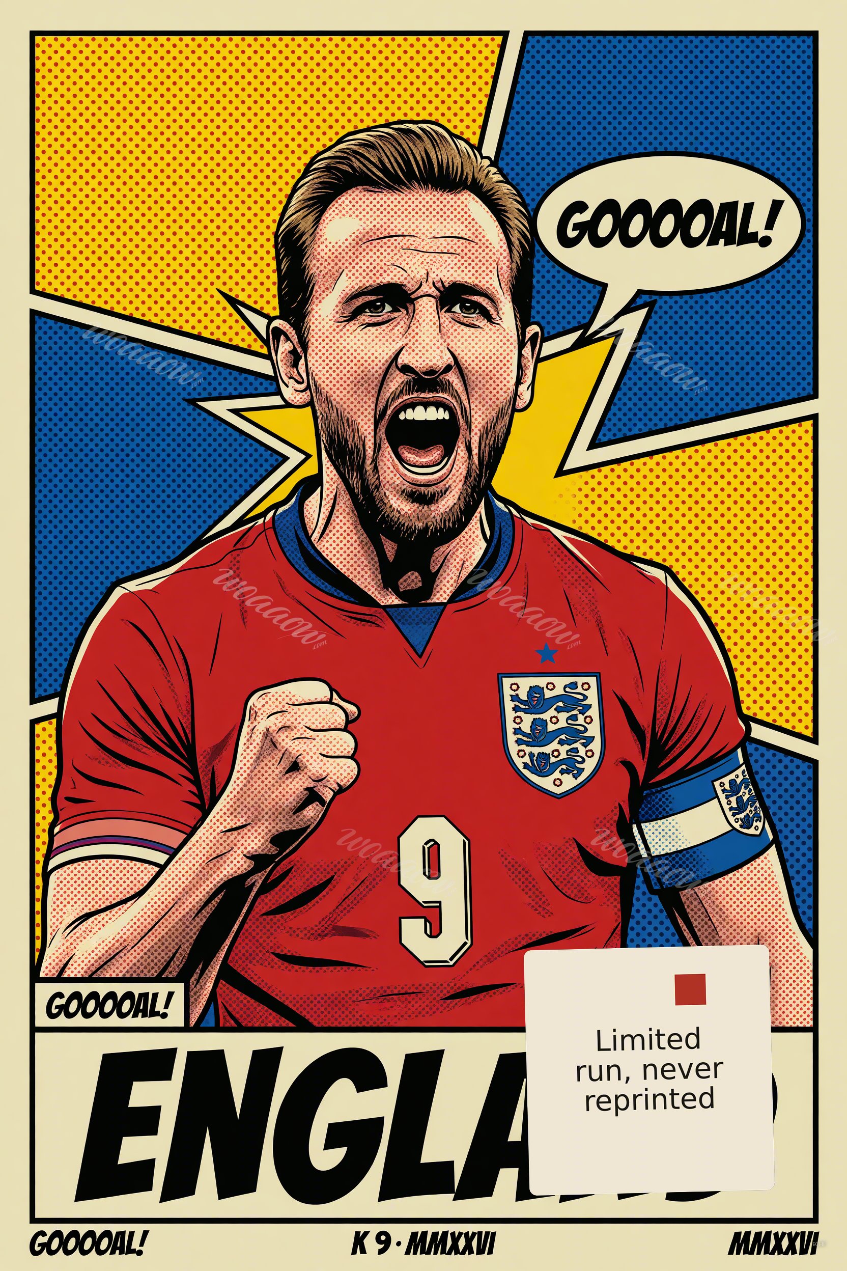 England No. 9 — Pop Art