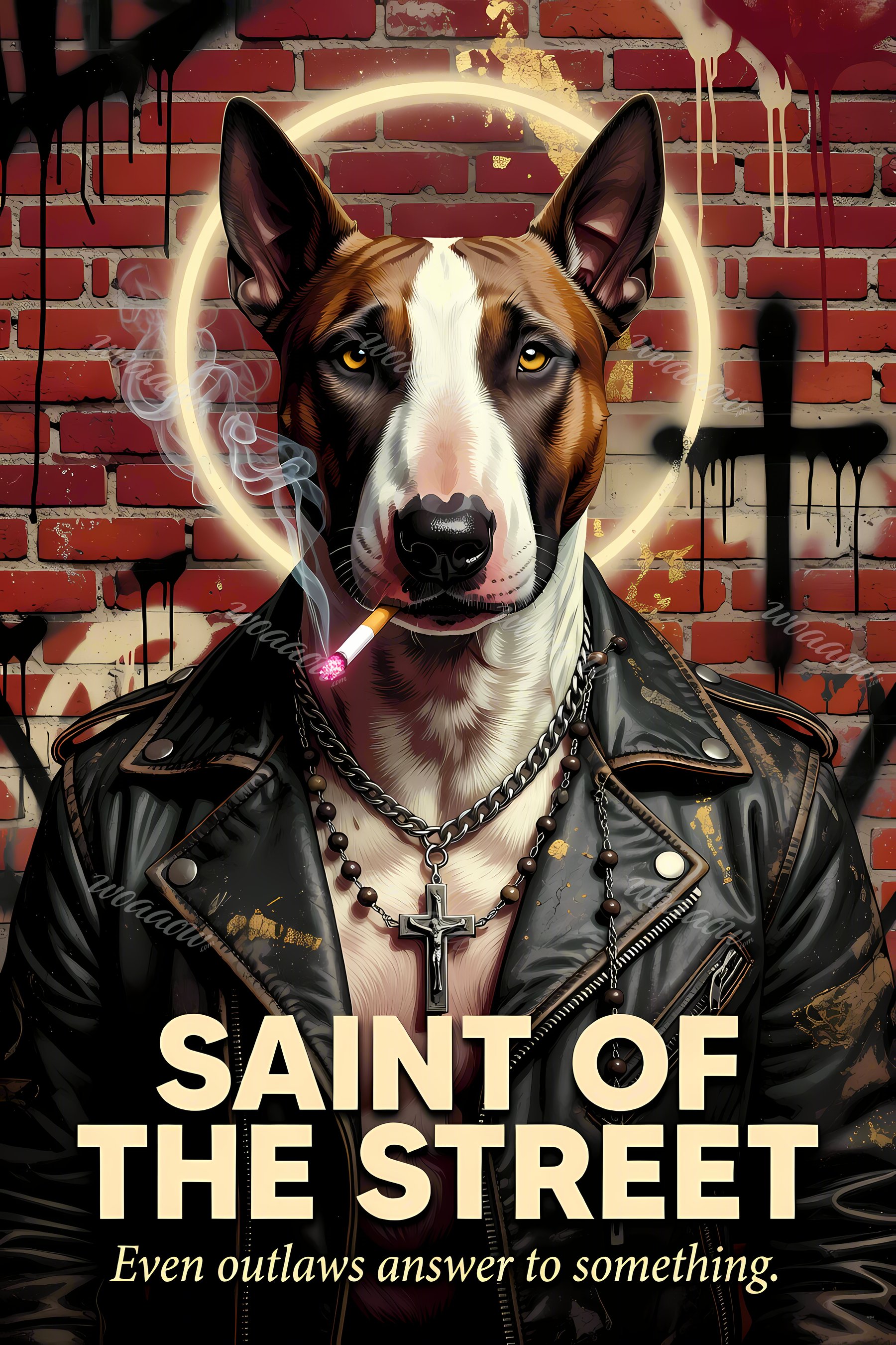 Bull Terrier Halo