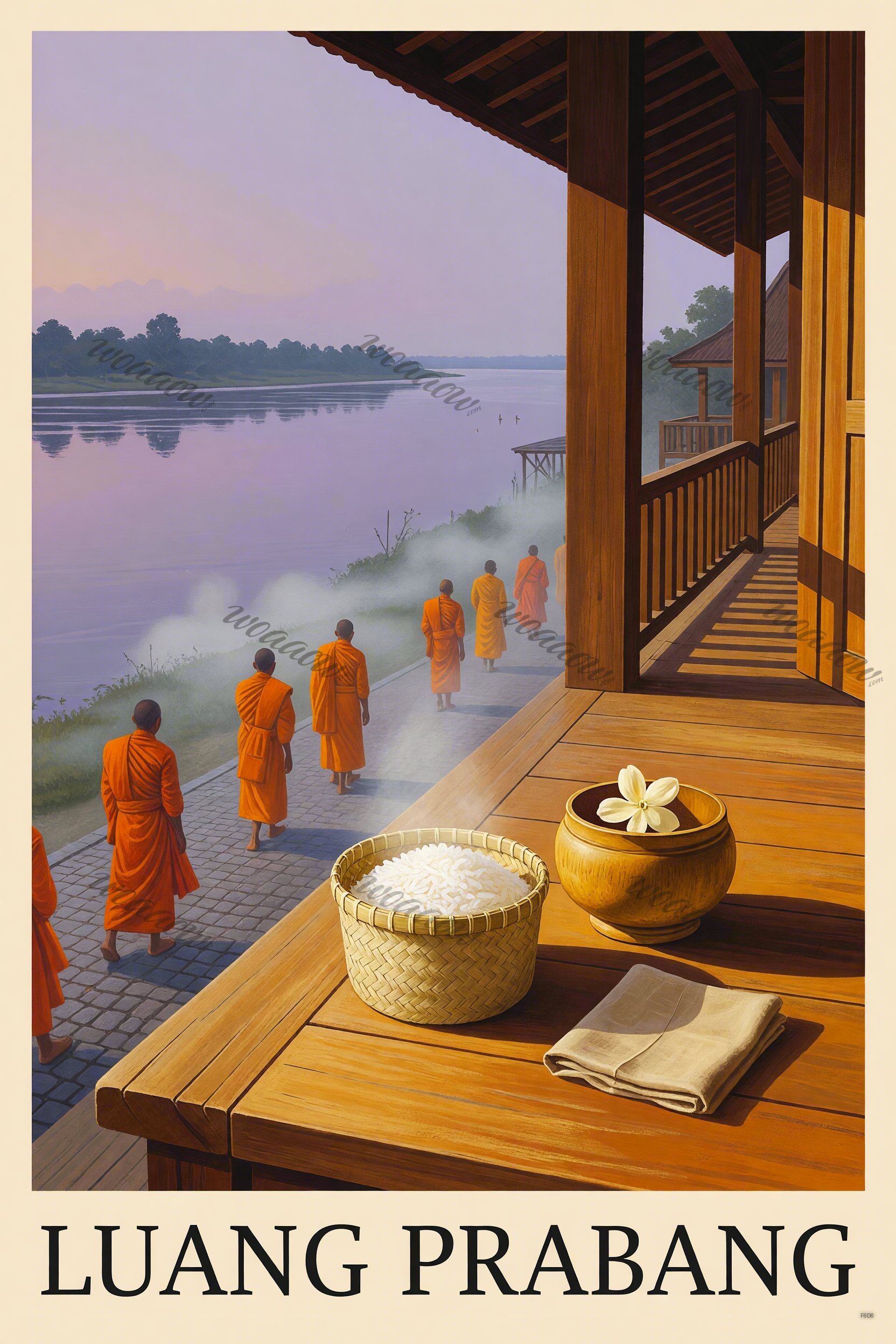 Luang Prabang Alms Walk