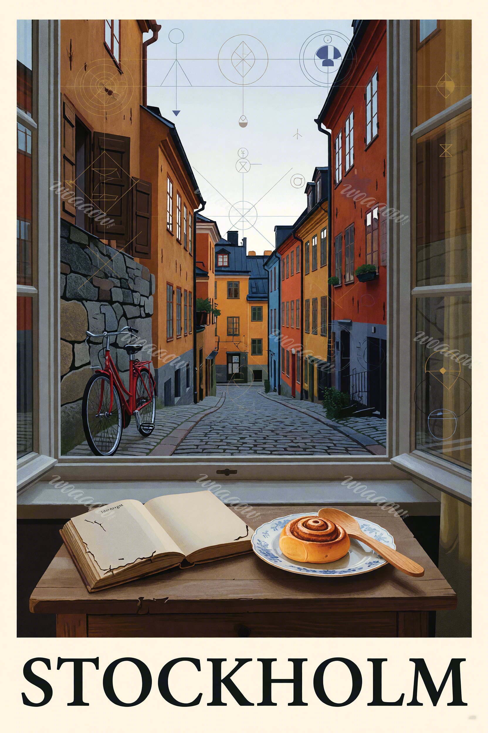 Stockholm Old Town Window