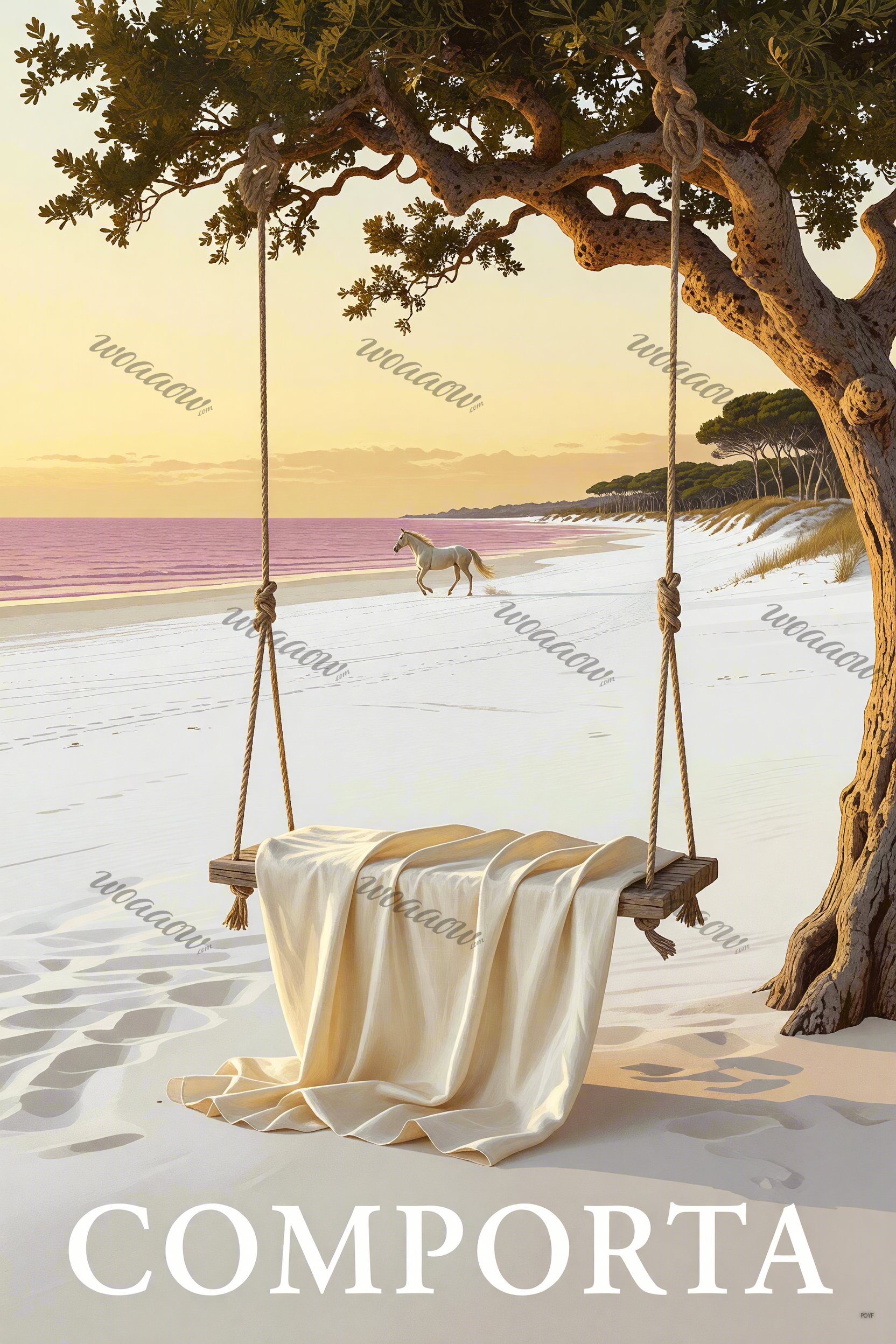 Comporta Pink Beach Swing