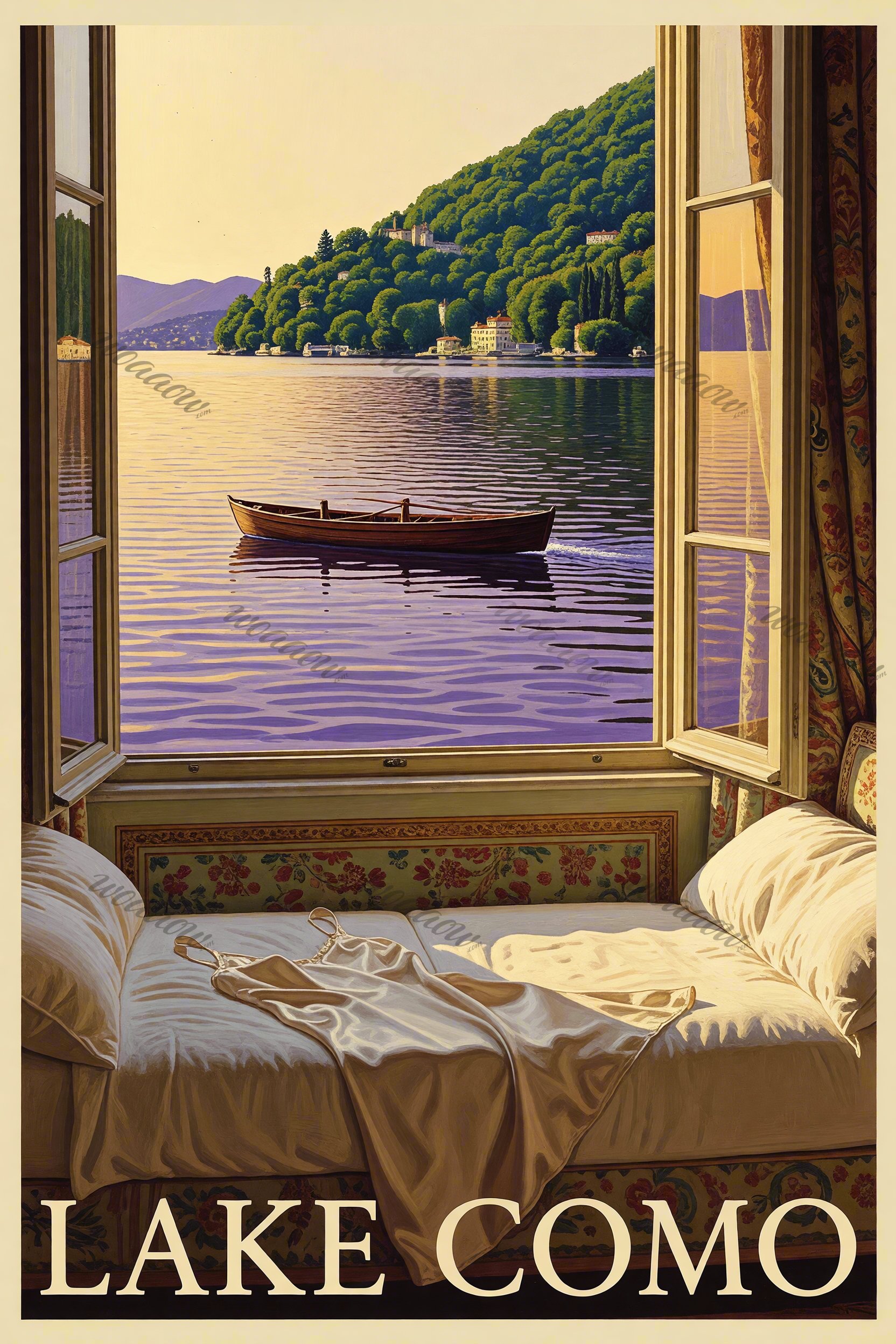 Lake Como Boat View