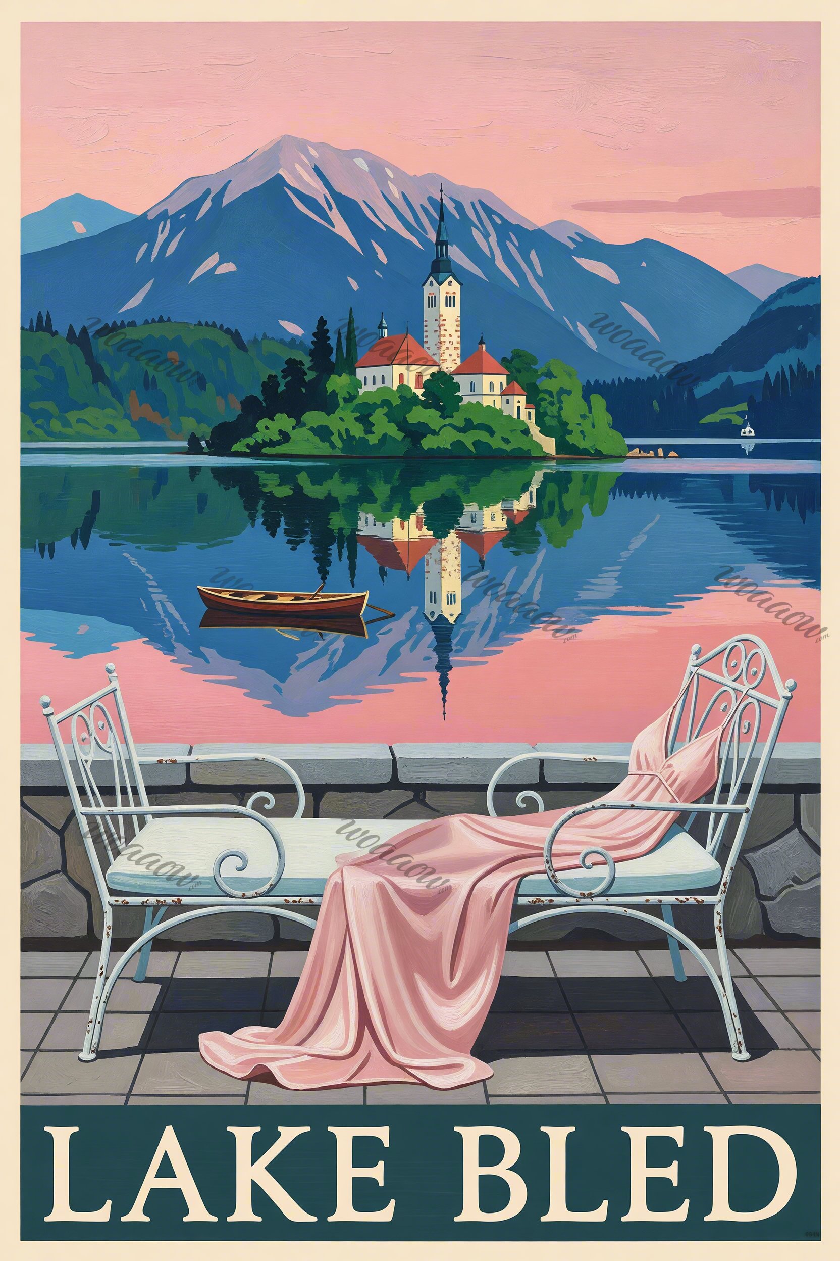Lake Bled Island Church