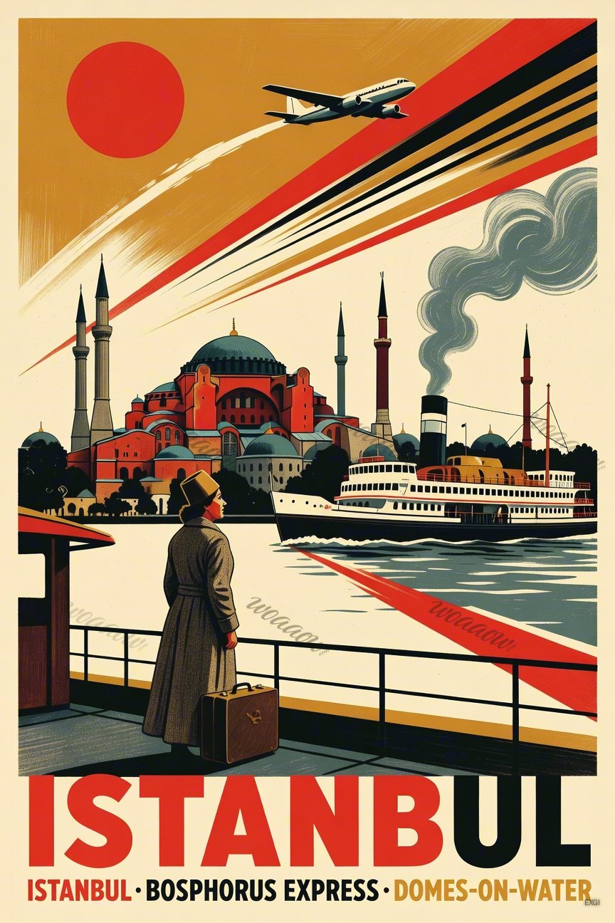 Istanbul Domes On Water